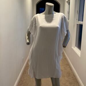 Indah Ruffle Mini Dress In white Size S NWOT